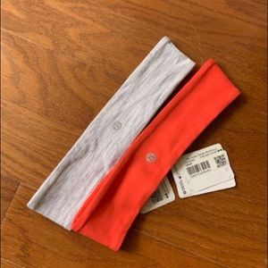 Lululemon Fly Away Tamer          Headband Bundle